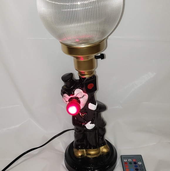 RARE VINTAGE RESTORED DRUNK HOBO LEANING ON LIGHT POLE - Picture 5 of 15